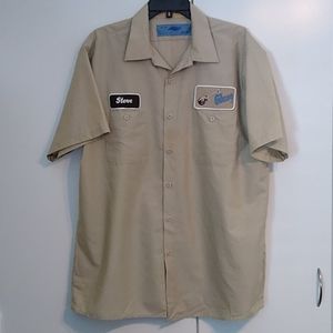 Vintage Cintas Gibson Guitar Shop Work Shirt
